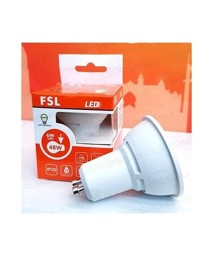 Gu10 lampadina led 6w 3000k - lampadina,