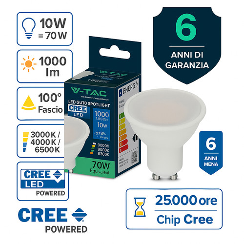 Tac pro faretto - v-tac,