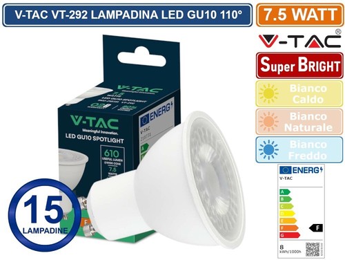 15pz 292 lampadina - vt-292, faretto