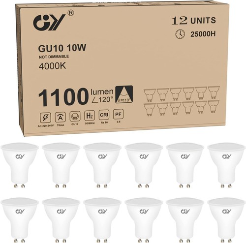 Lampadine led gu10 - 12, 10w
