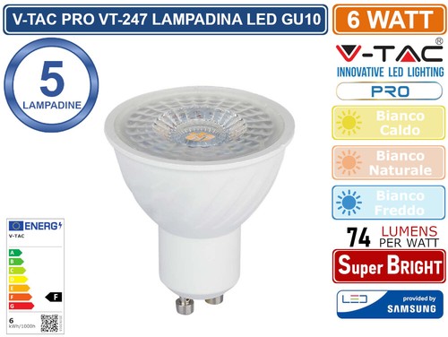 Pezzi tac pro - v-tac, vt-247