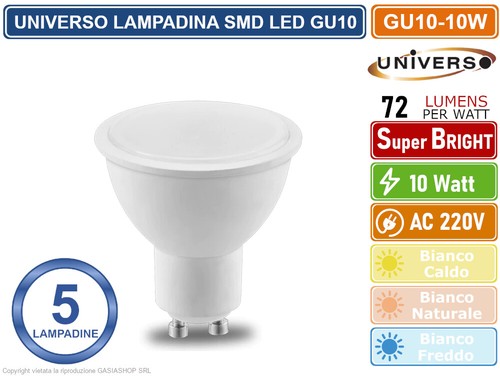 Universo lampadine led gu10 - universo,
