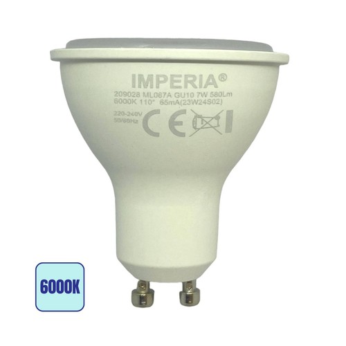 Lampadina led gu10 6000k - lampadina,