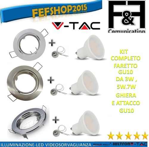 Led gu10 spot faretto - gu10,