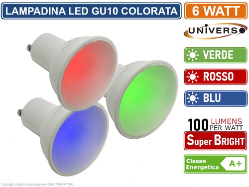Lampadina led colorata - lampadina,
